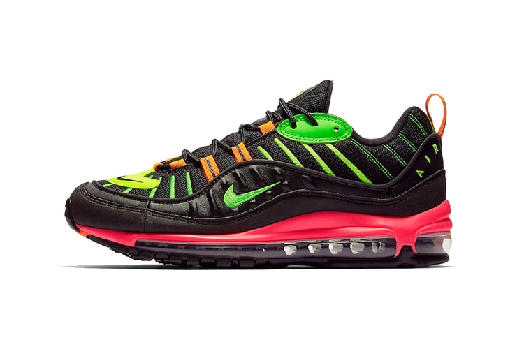 Nike's Air Max 98 Gets an Explosive Mix of Neon Accents