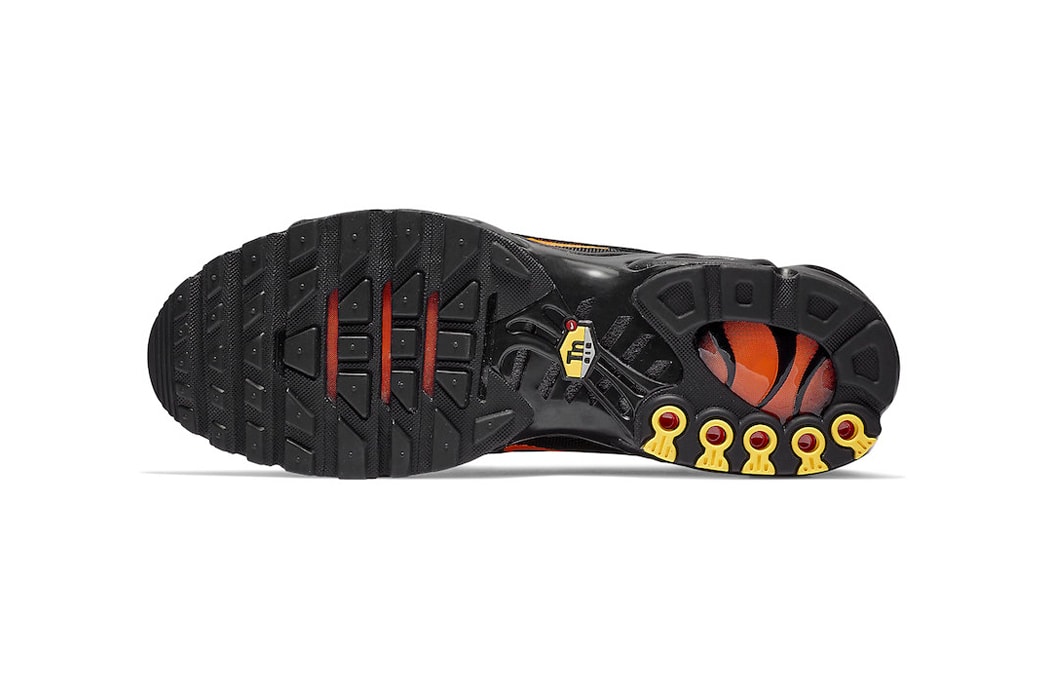 Nike Air Max Plus 97 Black Orange Release suede leather nylon mesh info Date 