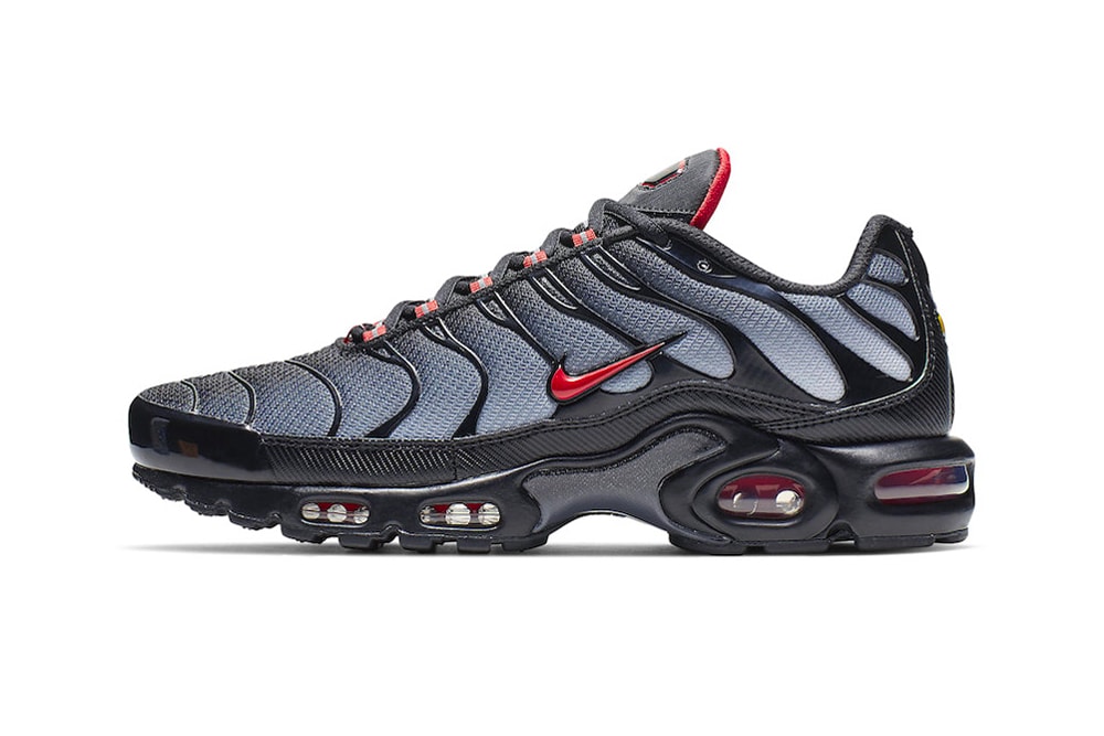 Nike Dresses New Air Max Plus With Monotone Gradient black red drop release date info images price footwear