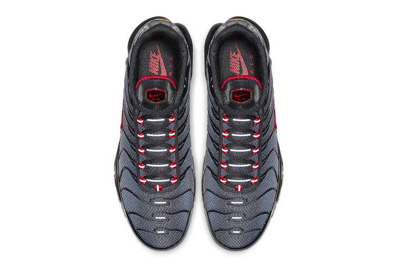 Nike Dresses New Air Max Plus With Monotone Gradient black red drop release date info images price footwear
