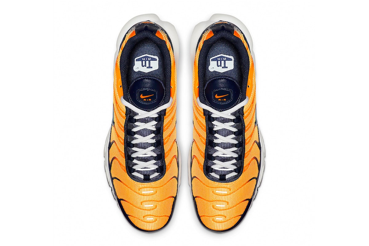 Nike Air Max Plus Navy And Orange Release Info nike fashion sneakers shoes 