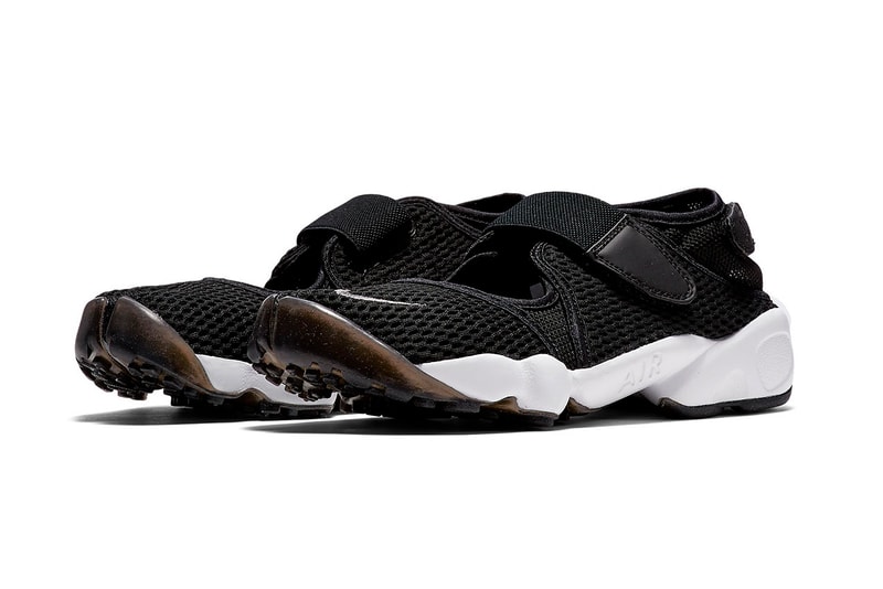 The Nike Air Rift Makes a Welcomed Return white black japan ninja toe tabi design