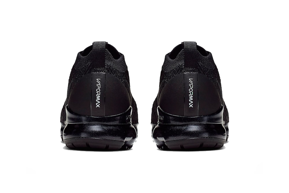 nike air vapormax flyknit 3 0 triple black 2019 march footwear nike running nike sportswear