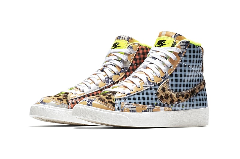 Nike Blazer Mid 77 Vintage Patchwork Pack First Look Leak Closer Details Sneaker footwear