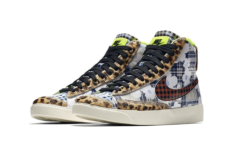 Nike Blazer Mid 77 Vintage Patchwork Pack First Look Leak Closer Details Sneaker footwear
