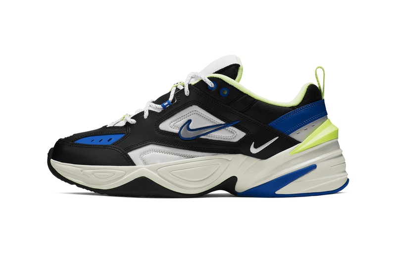 Nike's M2K Tekno Gets the Royal & Volt Treatment release info stockist pricing date CI2969-002 march 2019 chunky shoe sneaker trainer 
