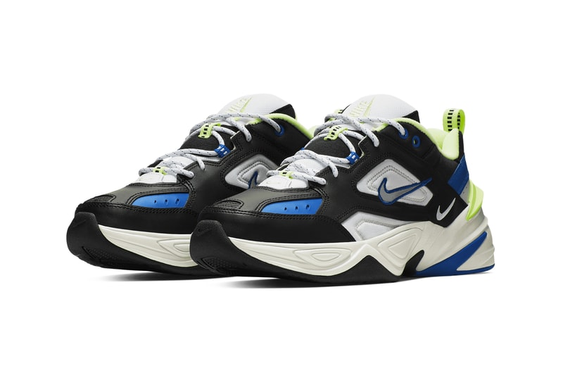 Nike's M2K Tekno Gets the Royal & Volt Treatment release info stockist pricing date CI2969-002 march 2019 chunky shoe sneaker trainer 