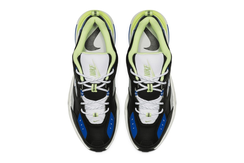 Nike's M2K Tekno Gets the Royal & Volt Treatment release info stockist pricing date CI2969-002 march 2019 chunky shoe sneaker trainer 
