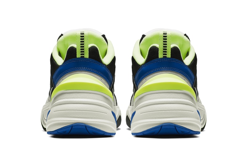 Nike's M2K Tekno Gets the Royal & Volt Treatment release info stockist pricing date CI2969-002 march 2019 chunky shoe sneaker trainer 