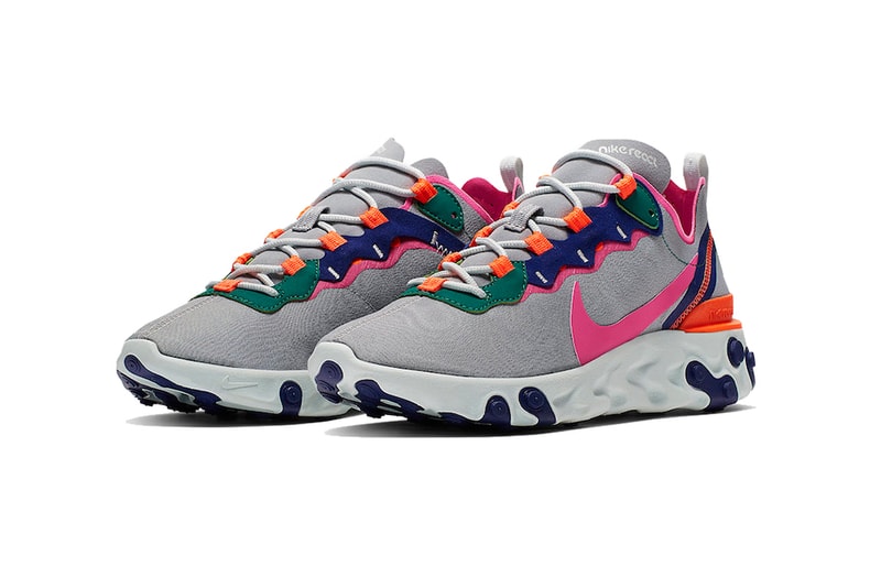 nike react element 55 wolf grey 2019 nike sportswear footwear