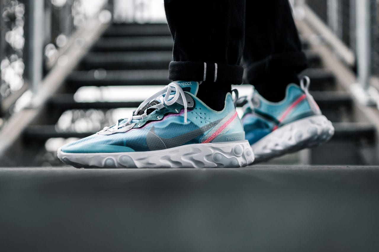 nike react element 87 on foot
