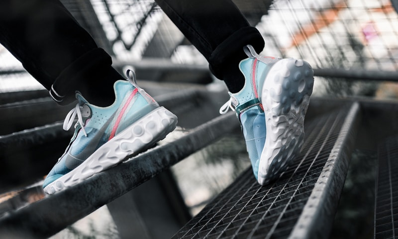Nike React Element 87 "Royal Tint" On-Foot colorway release date info february 15 2019 buy pre-order closer look