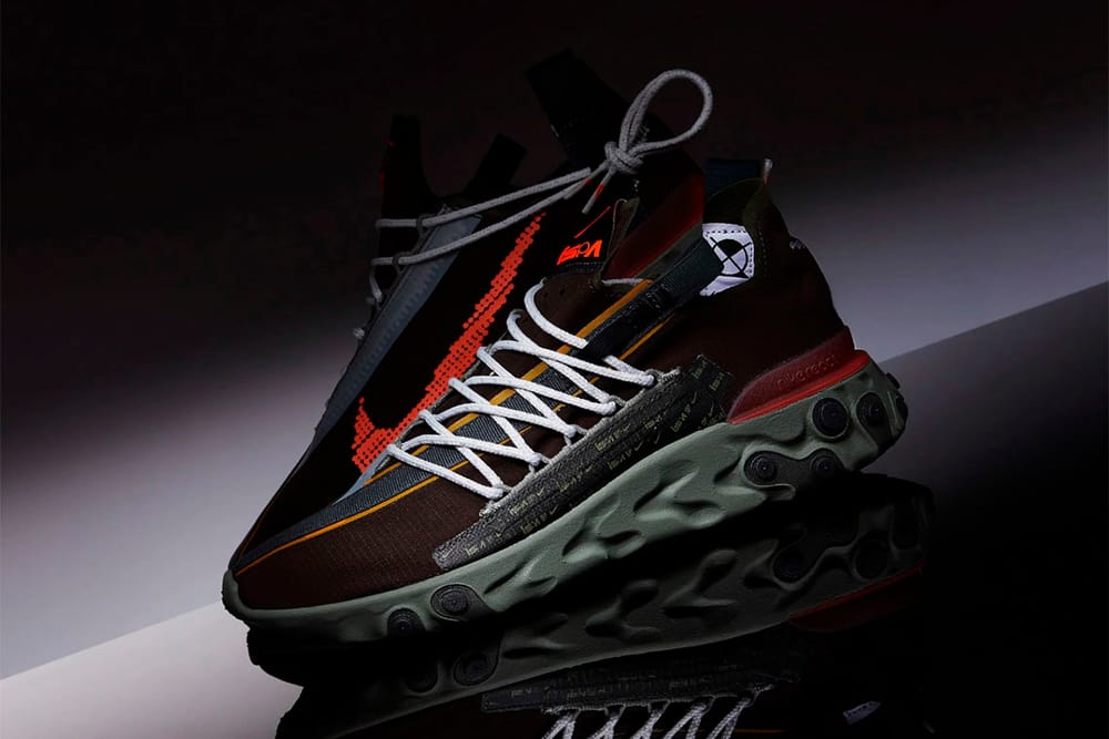 Nike React WR ISPA Release swoosh water resistant uppers