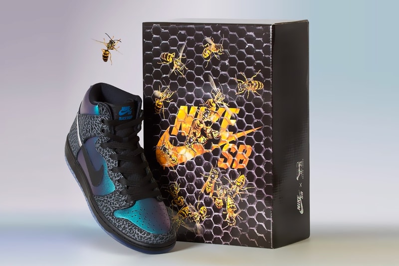 black sheep skate shop nike sb dunk high black hornet 2019 february footwear