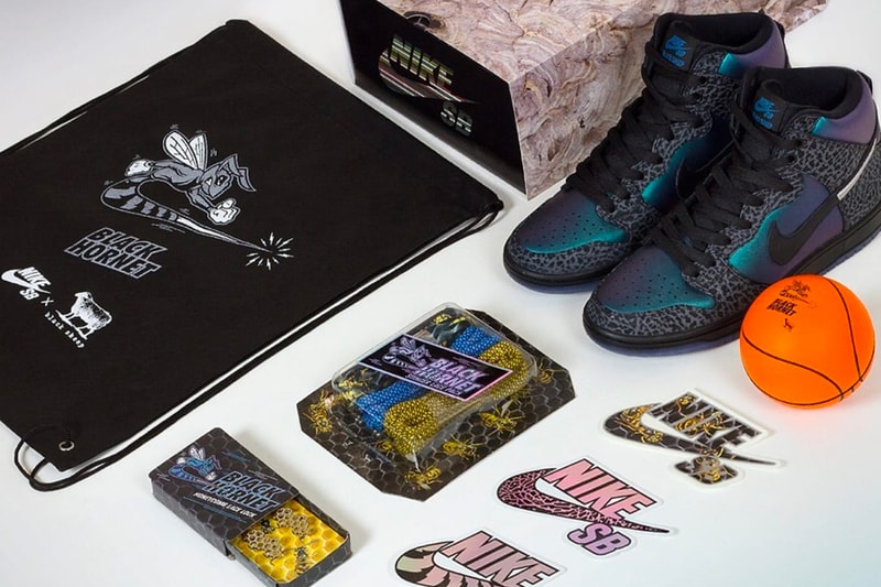 black sheep skate shop nike sb dunk high black hornet 2019 february footwear
