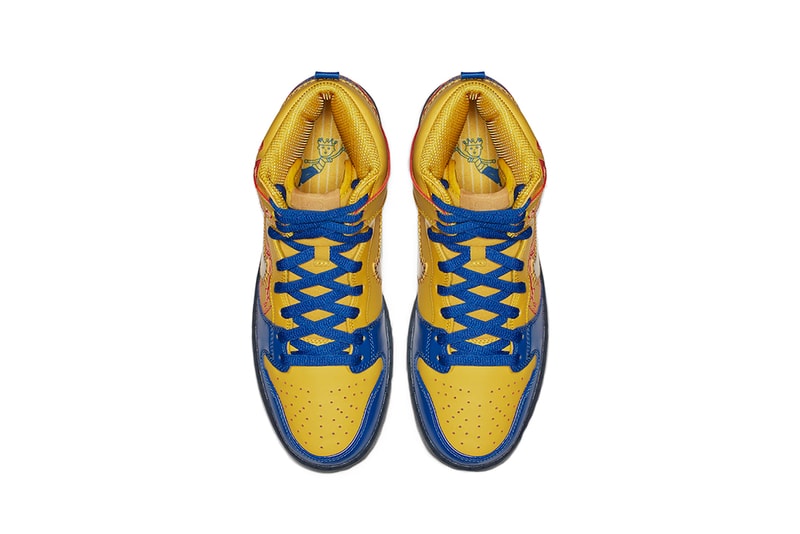 nike sb dunk high doernbecher freestyle release date 2019 february footwear nike sb Finnigan Mooney thumb tump thumbs up yellow blue red gold