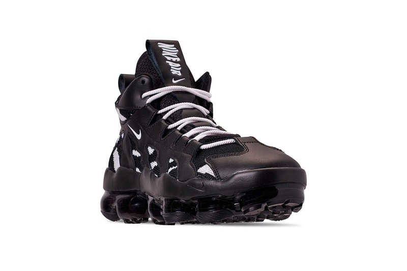 Nike's Wild Print Vapormax Gliese Goes Stealthy white black images footwear info release drop 