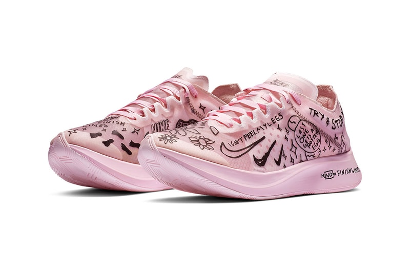 Nike Drops Collaborative Zoom Fly SP with Runner Nathan Bell pink release drop date price images footwear trainers running sneakers