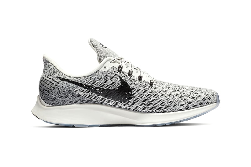 Nike Zoom Pegasus 35 DIY Sneaker Oreo Colorway Handwritten running handdrawn customized customization