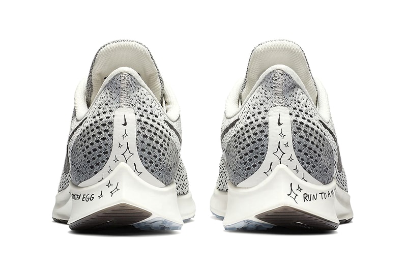 Nike Zoom Pegasus 35 DIY Sneaker Oreo Colorway Handwritten running handdrawn customized customization