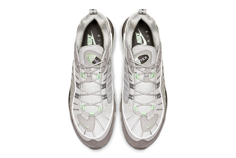 Nike Air Max 98 "Vast Grey/Fresh Mint-Atmosphere Grey" Drop Info 640744-011 release stockist pricing 2000 re-release 