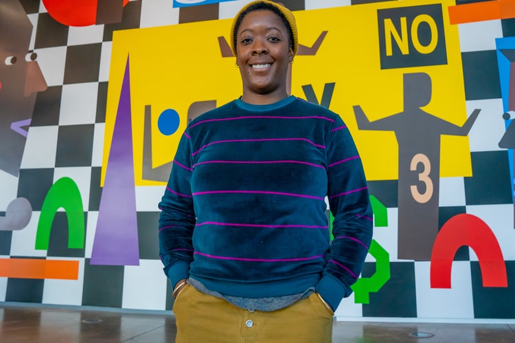Watch Nina Chanel Abney Create a Massive Mural at ICA Boston