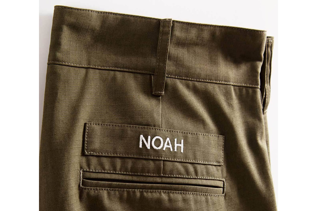 NOAH Spring Summer 2019 First Delivery ss19 collection buy web store update site drop jacket shirt doa print graphic long sleeve pin ripstop pants cordura bags accessories