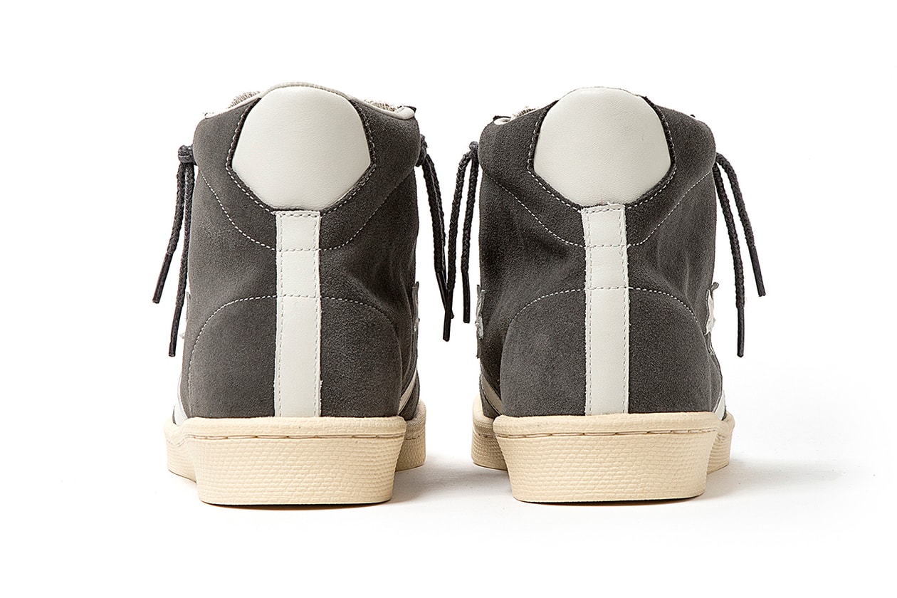 nonnative converse japan pro leather hi suede collaboration navy grey release date drop info colorways zipper exclusive coverchord vendor high top info 2016 february 16 2019