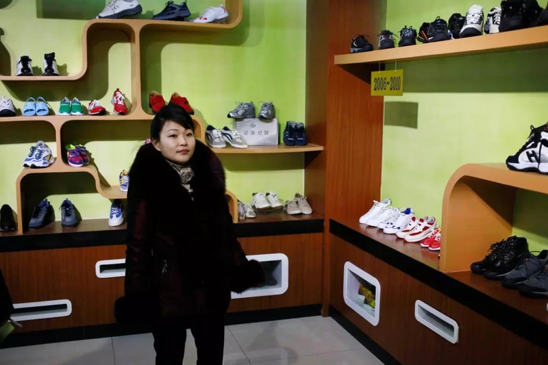 North Korean Shoe Factories Replicate Foreign Brands' Sneakers nike jordan brand adidas asics info images footwear 