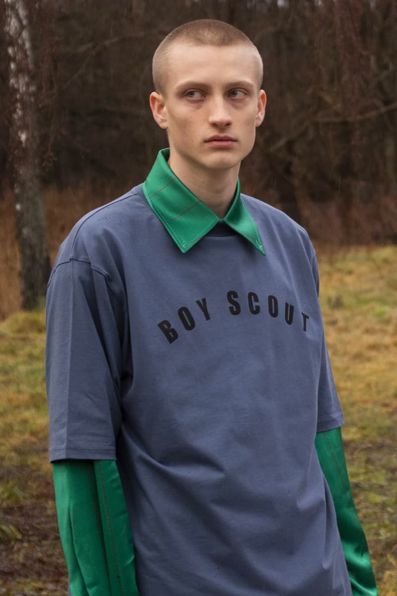 NOSOMNIA Unveils GEEK FW19 Collection Fall Winter Boy scout Gamer Silk Satin Italian wool Japanese Cotton poplin Italian Jacquard Knits British Corduroy Lookbook Danish