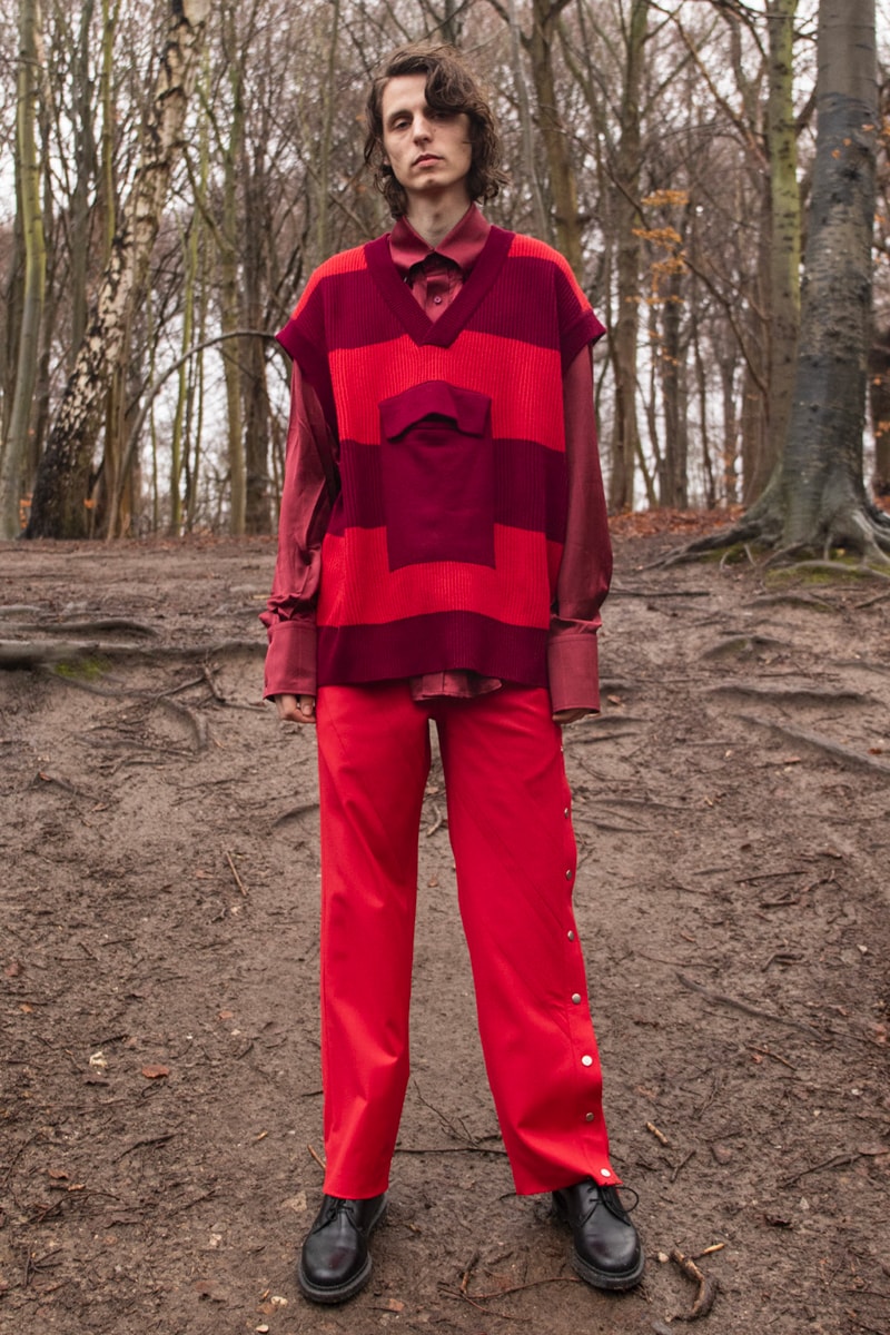NOSOMNIA Unveils GEEK FW19 Collection Fall Winter Boy scout Gamer Silk Satin Italian wool Japanese Cotton poplin Italian Jacquard Knits British Corduroy Lookbook Danish