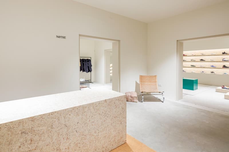 Notre's Renovated West Loop Location Reopening Chicago Norman Kelley architect clothing store storefront flagship