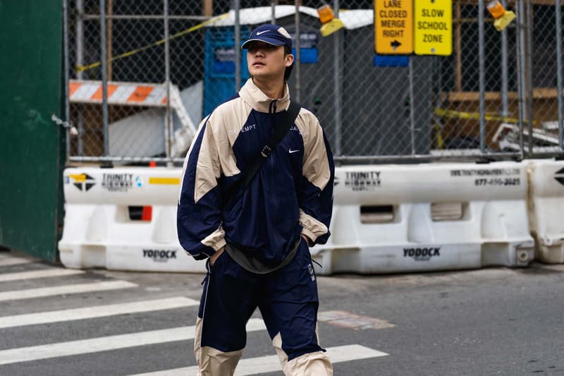 New York Fashion Week FW19 fall winter 2019 city Street Style Snaps outfits photograph calvin klein dior nike air max tn tuned palm angels louis vuitton off white blazer puma ader error prada 18 east