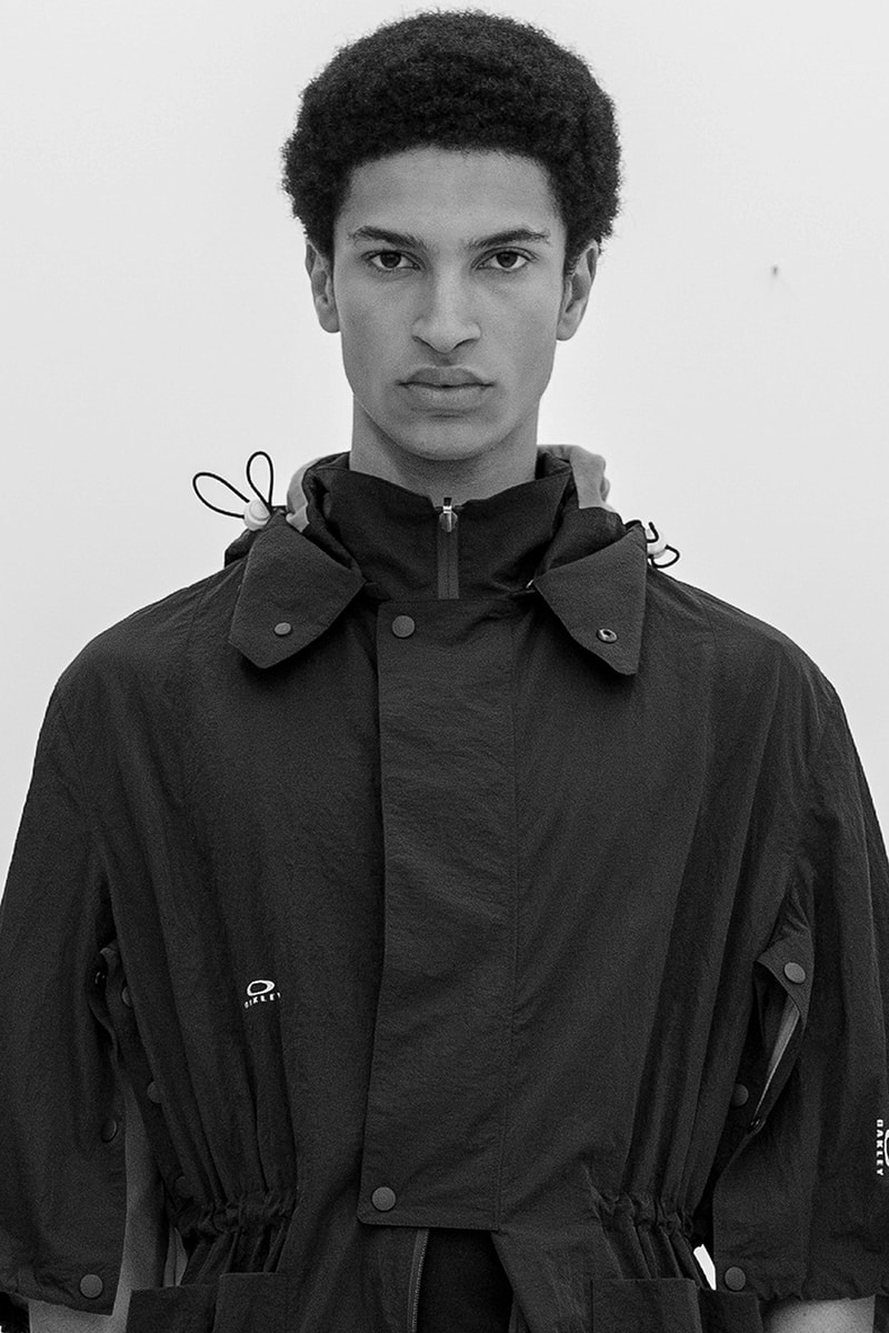 Oakley by Samuel Ross Season 2 Collection Lookbook Jackets Anoraks Sweaters T shirts pants shorts socks sunglasses bags 