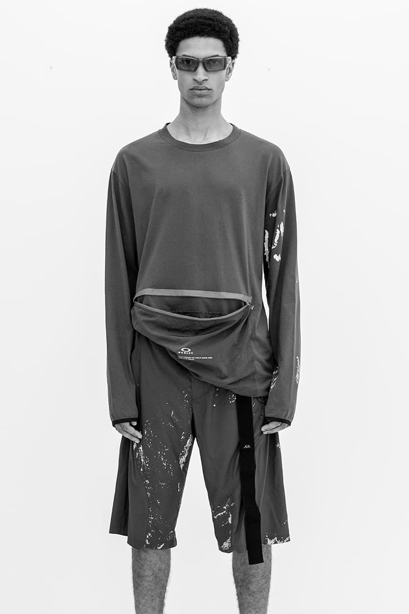 Oakley by Samuel Ross Season 2 Collection Lookbook Jackets Anoraks Sweaters T shirts pants shorts socks sunglasses bags