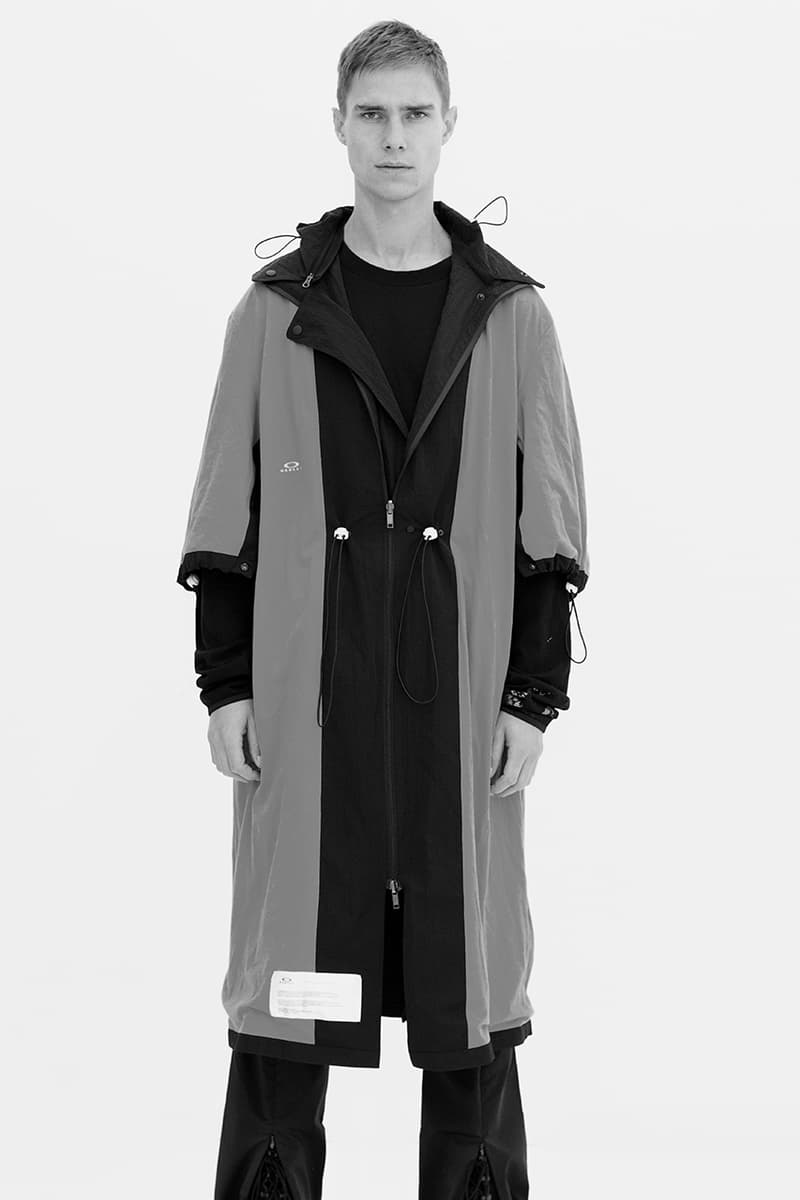 Oakley by Samuel Ross Season 2 Collection Lookbook Jackets Anoraks Sweaters T shirts pants shorts socks sunglasses bags