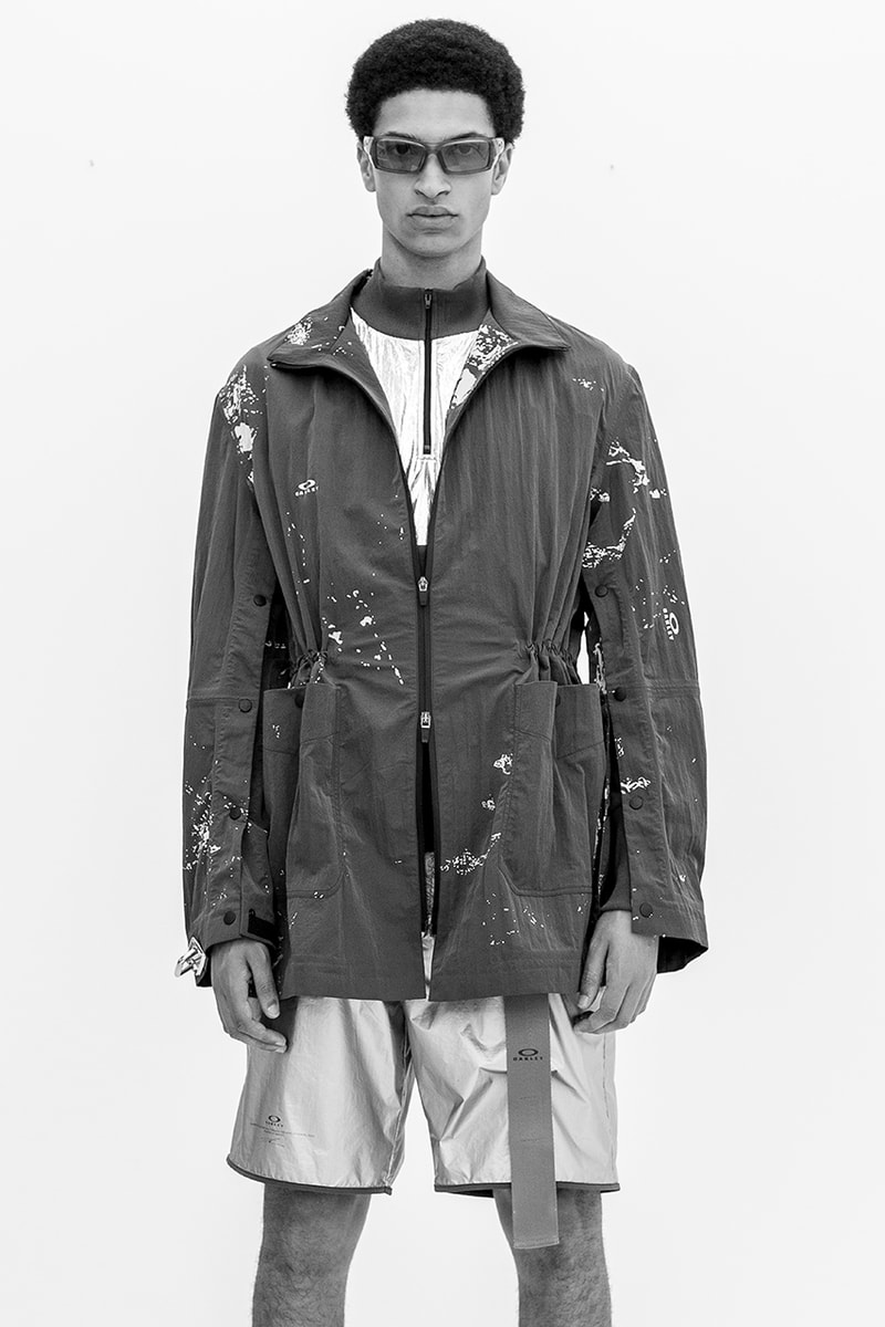 Oakley by Samuel Ross Season 2 Collection Lookbook Jackets Anoraks Sweaters T shirts pants shorts socks sunglasses bags 