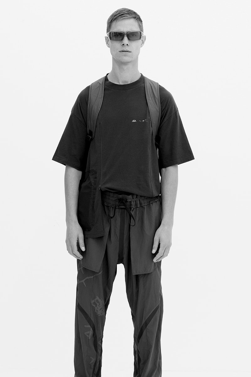 Oakley by Samuel Ross Season 2 Collection Lookbook Jackets Anoraks Sweaters T shirts pants shorts socks sunglasses bags 