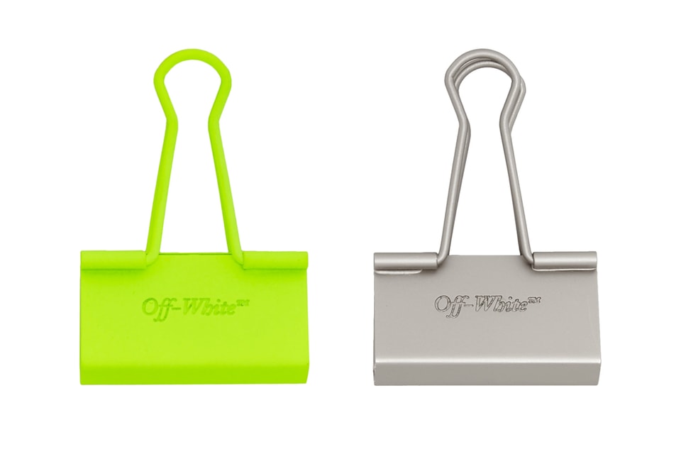 Off-White™ Binder Clip Release | Hypebeast