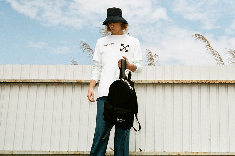 Off-White Spring Summer 2019 Jim Stark Collection Bart Simpson "Rebel Without A Cause" 90s New York City Streetwear Inspiration Dondi White Graffiti Artist Graphics New Collection HBX Drop Release Information