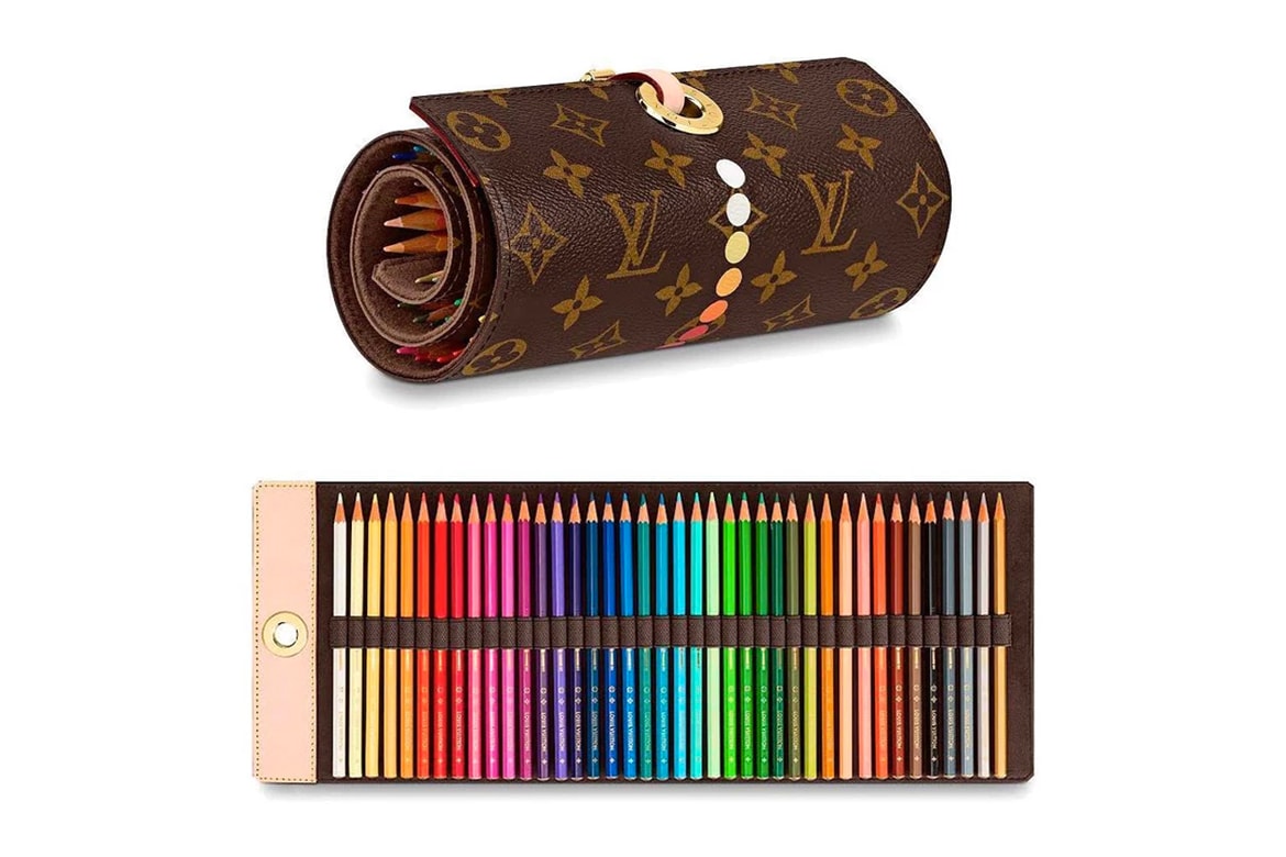 Louis Vuitton Monogram Colouring Pencil Case Roll Hypebeast