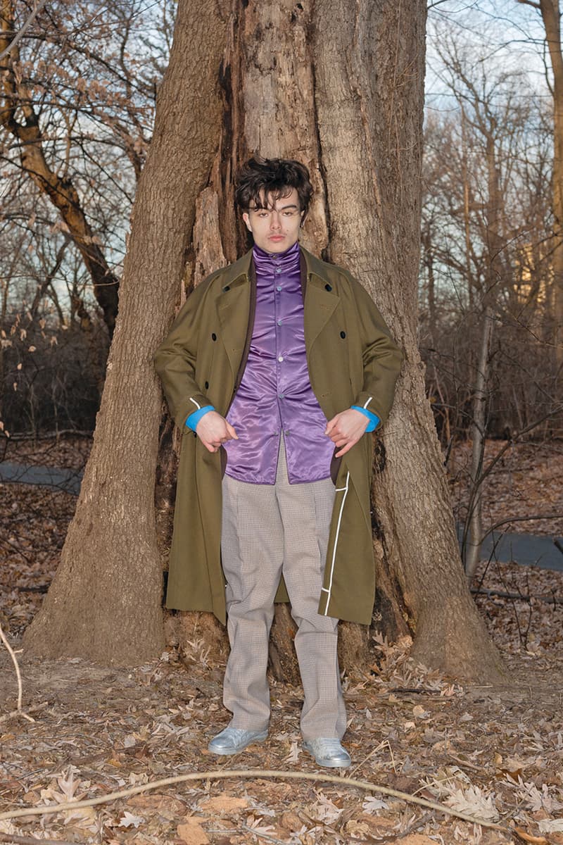 Overcoat Fall/Winter 2019 Lookbook Collection nyc new york Ryuhei Oomaru designer interview fashion week new york february