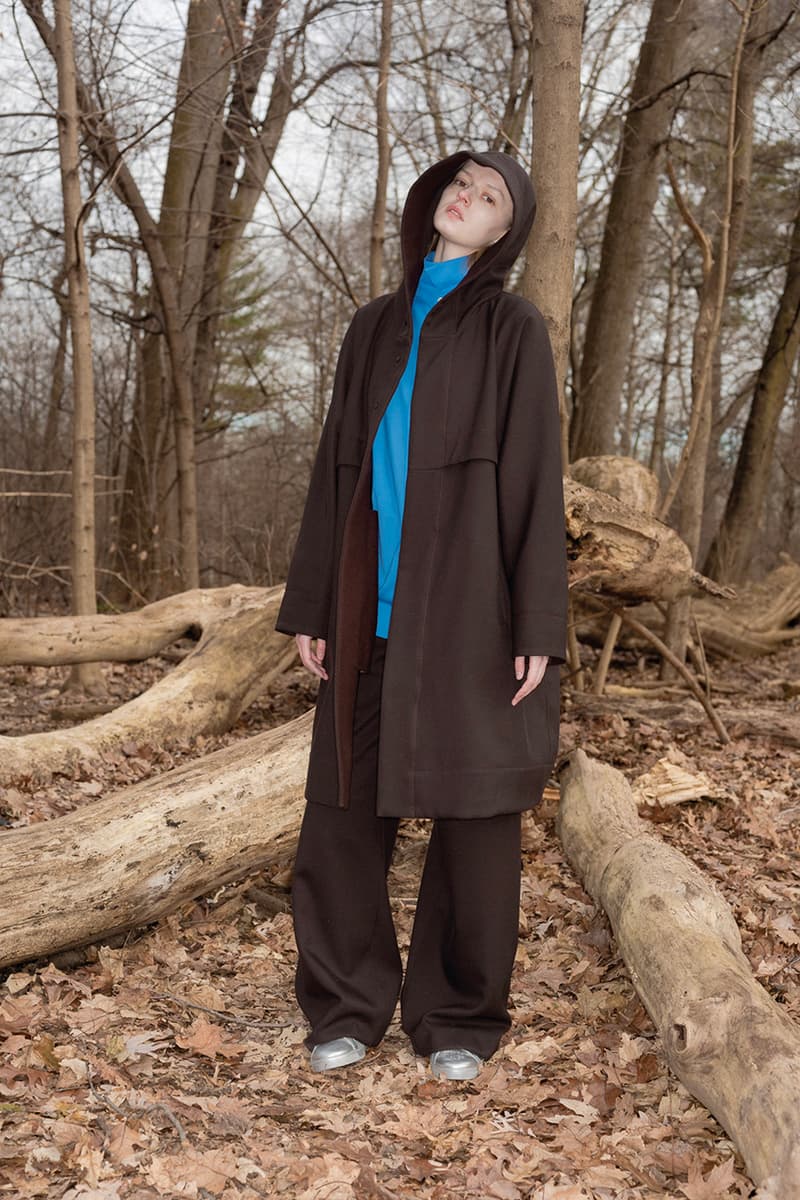 Overcoat Fall/Winter 2019 Lookbook Collection nyc new york Ryuhei Oomaru designer interview fashion week new york february