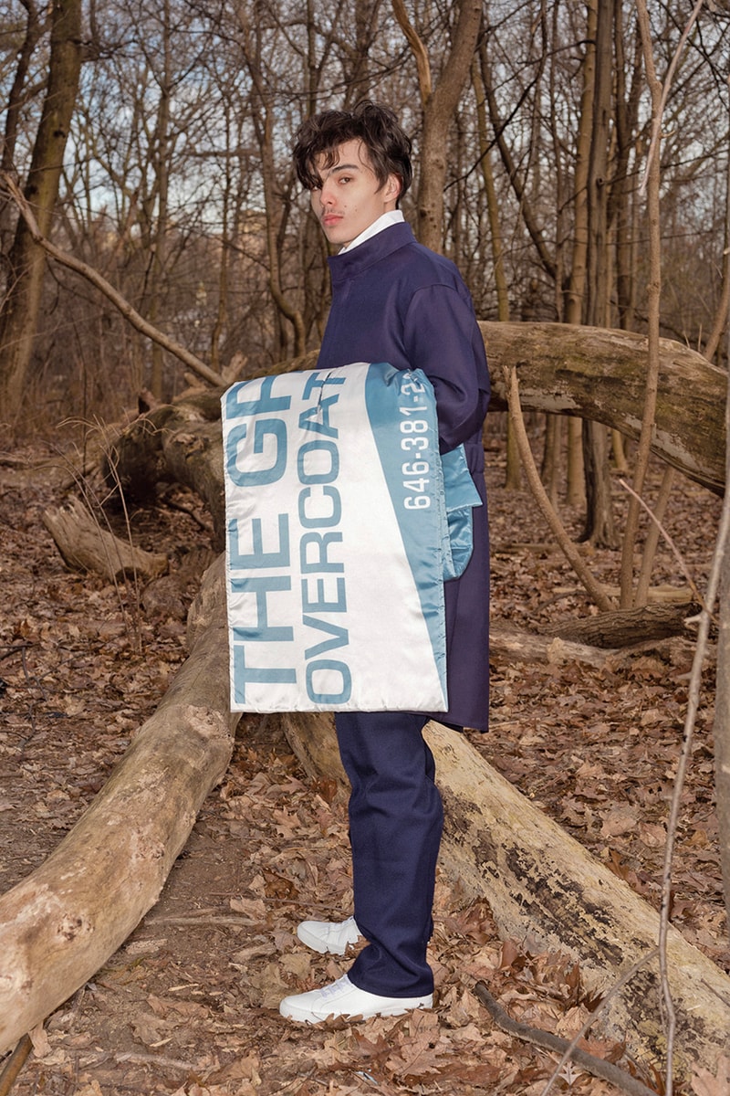 Overcoat Fall/Winter 2019 Lookbook Collection nyc new york Ryuhei Oomaru designer interview fashion week new york february