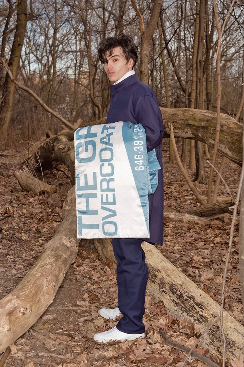 Overcoat Fall/Winter 2019 Lookbook Collection nyc new york Ryuhei Oomaru designer interview fashion week new york february