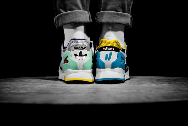 Overkill adidas ZX 10.000 C I CAN IF I WANT 1990 colorway drop release date info collaboration pack february 9 2019