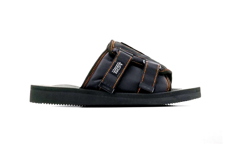 Palm Angels Suicoke Patch Slider Sandals Black Orange Release
