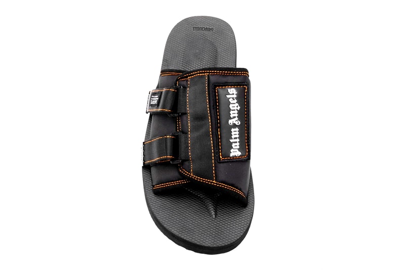 Palm Angels Suicoke Patch Slider Sandals Black Orange Release