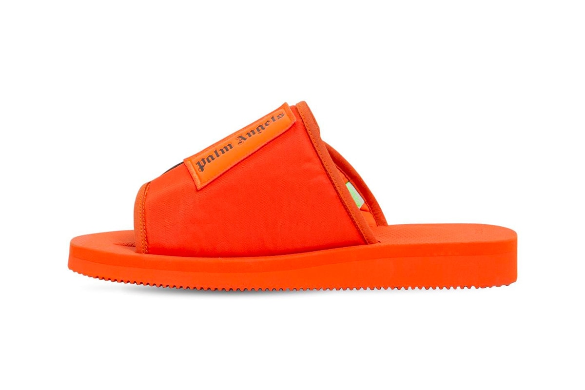 PALM ANGELS SUICOKE Patch Slider Sandals Release Info Orange Black