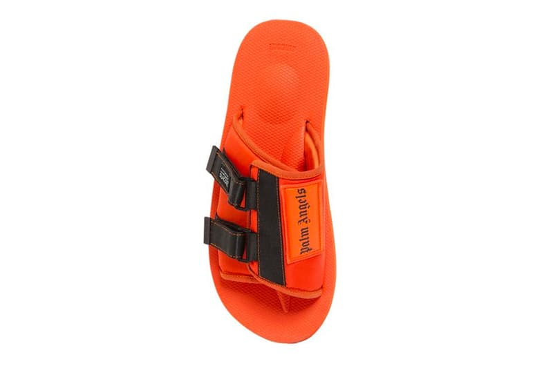 PALM ANGELS SUICOKE Patch Slider Sandals Release Info Orange Black